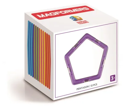 Obrázok produktu pre MAGFORMERS 278-34, magnetická stavebnica, žltá, modrá, červená, zelená