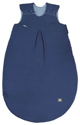 Produktbild von Odenwälder Musselin-Schlafsack wattiertGröße:80;Design:Spaceblue