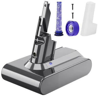 6000mAh Ersatzakku für Dyson V7 Staubsauger + Filter