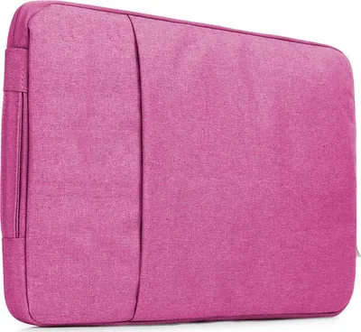 Produktbild von Mobigear Denim Zipper Laptop Sleeve 13 - 14 Zoll Laptop Hülle - Pink