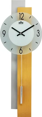 Produktbild von MPM-Quality Pendeluhr Holz Naturbelassen 23 x 64 cm