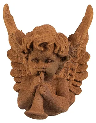 Productafbeelding van Clayre & Eef Decoratiefiguur Engel, 12 cm, bruin, polyresin