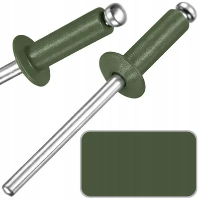 Obrázek produktu pro 100x Nýty 4.8x8 mm RAL 6003 Olivově zelené