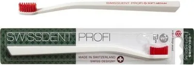 Produktbild von Swissdent Colours Soft-Medium Zahnbürste weiße