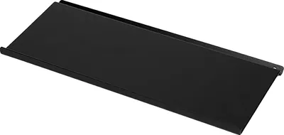 Produktbild von Linero MosaiQ Obere Ablage kurz 235 x 107 x 8 mm in schwarz matt / Reling / Relingsystem / Kesseböhmer