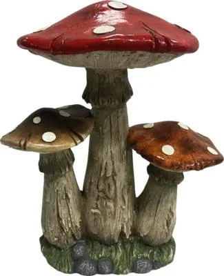 Produktbild von Dekofigur Lafiora Pilze 34 x 23,5 x 42 cm