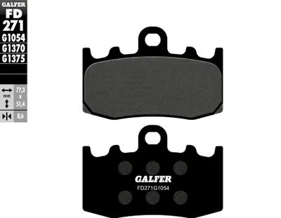 Obrázok produktu pre Klocki hamulcowe Galfer - metal spiekany