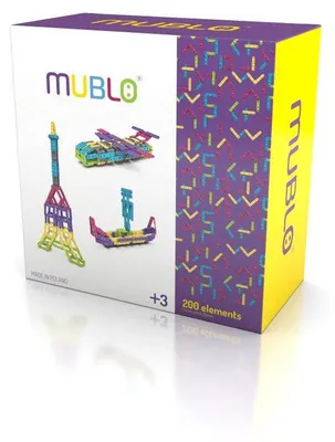 Produktbild von Mublo Konstruktionsset – 200 biegsame Bausteine für kreativen Spielspaß