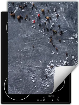 Produktbild von DarHaus Herdabdeckplatte Einteilig Küche Abdeckplatte für Glaskeramikfeld Abdeckung Induktionskochfeld Aufrollbare Matte 40x52 cm, schiefer