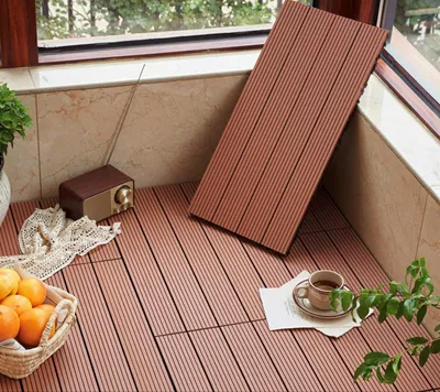 Immagine prodotto di RHP 12 piastrelle per terrazze in WPC Premium 30x60 cm - Facili da posare, impermeabili, resistenti alla corrosione, per un arredamento esterno elegante e sostenibile 25 - 18