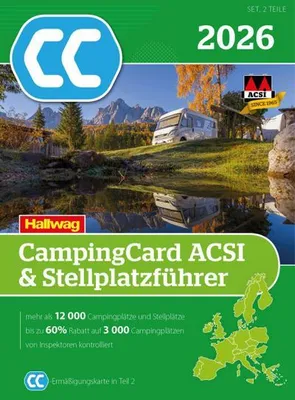 Produktbild von ACSI CampingCard & Stellplatzführer 2026
