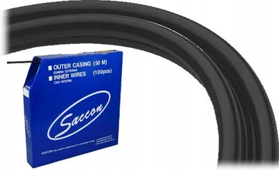 Produktbild von Saccon SP Schaltzug Hülle 4mm mit Teflon 1 Meter schwarz