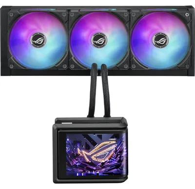 Zdjęcie produktu dla ASUS ROG Ryuo IV SLC 360 ARGB, Chłodnica cieczy all-in-one, 12 cm, Czarny