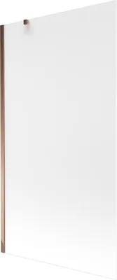 Image de Mexen Next Pare-baignoire 1 vantail 100 x 150 cm, motif strass, rose doré - 895-100-000-00-30-60