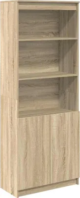 Produktbild von Highboard Sonoma-Eiche 70x35x180 cm Holzwerkstoff