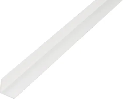 Image de Alberts 477011 Cornière, plastique, blanc, 2000 x 80 x 80 mm