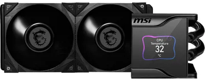Produktbild von MSI MEG CORELIQUID S280, All-in-One-Flüssigkeitskühler, Schwarz