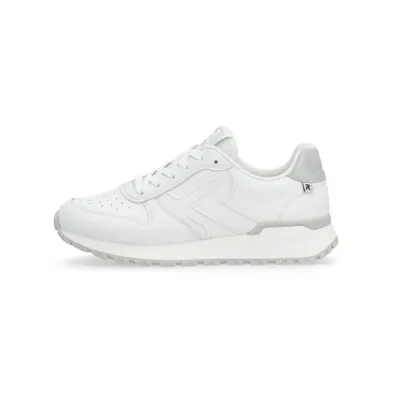 Produktbild von Rieker, Damen Sneaker Low, Weiß, 39 EU, Glattleder, Schnürung, Flach, herausnehmbares Evolution Soft-Fußbett
