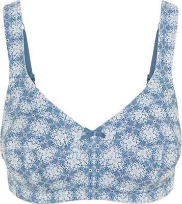 Produktbild von Susa BH ohne Bügel 8231 (100 B Blau-Weiss)