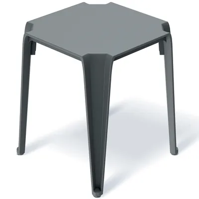 Produktbild von nabbi Kunststoff-Couchtisch MLT1 – dunkelgrau