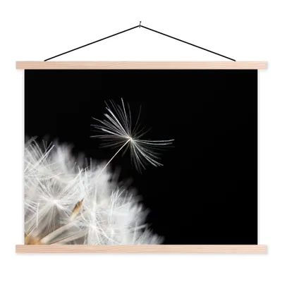 Produktbild von MuchoWow® Textilposter Blume - Löwenzahn - Pflanze 40x30 cm mit holzfarbenen Rahmen - Bilder