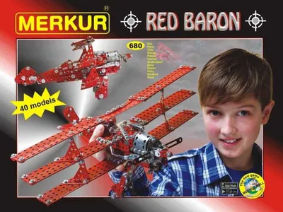 Produktbild von Merkur Red Baron, 680 Teile, 40 Modelle