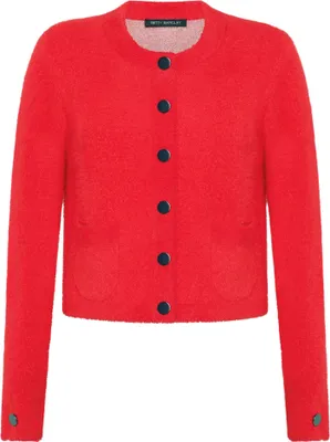 Produktbild von Strickjacke Kurz 1/1 Arm 4067 High Risk Red Größe 46