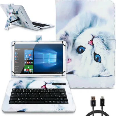 Produktbild von Hülle Bluetooth Tastatur für Xiaomi Redmi Pad 2 2025 Keyboard QWERTZ SchutzhülleFarben:Motiv 1
