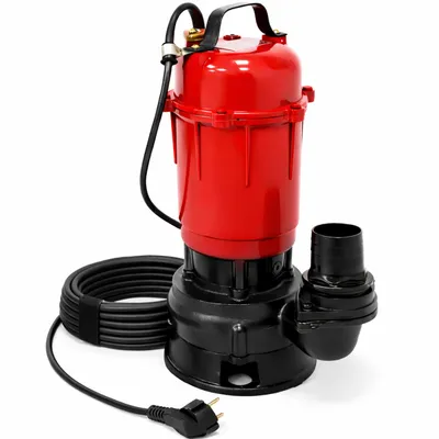 Image de Pompe submersible VERTEX pour eaux propres et usées WQD55, pompe de jardin, pompe pour citerne, cave, eau de pluie – idéale pour le pompage et le drainage