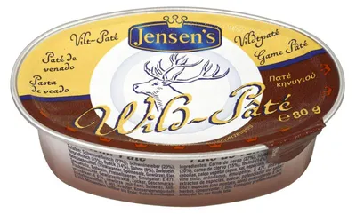 Produktbild von Jensens Wild Pate Wildpastete mit Hirschfleisch streichzart 80g