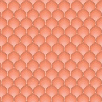 Productafbeelding van Profhome 395385-GU Retro behang grafisch mat oranje zalmrood 4,5 m2