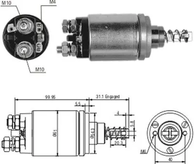 Produktbild von MAGNETI MARELLI Heckscheibenwischer + Arm Stück Hinten für SEAT Leon Schrägheck (1P1) 350mm