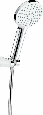Produktbild von Handbrause Ø 11 cm| 3 Strahlarten | Duschset Edelstahl | Schlauch 150 cm | Duschkopf Chromax