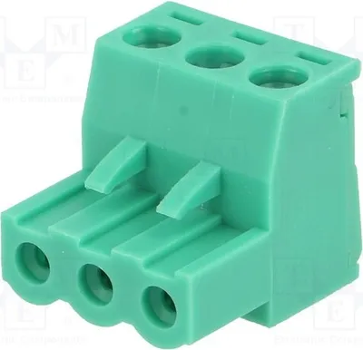 Obrázek produktu pro 1x Přepínací svorkovnice, 5mm konektor, rovné spoje: 3, samice, 326-031-14, rozpojitelné