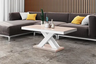 Produktbild von Design Couchtisch XLU-888 Hochglanz Wohnzimmertisch Sofatisch Tisch Küchentisch Kaffeetisch