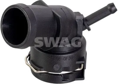Produktbild von SWAG 33 10 7887 Kühlmittelflansch für VW Golf VII Schrägheck (5G1, BQ1, BE1, BE2) Wasserflansch