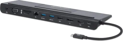 Produktbild von Manhattan USB-C 11-in1-Dockingstation