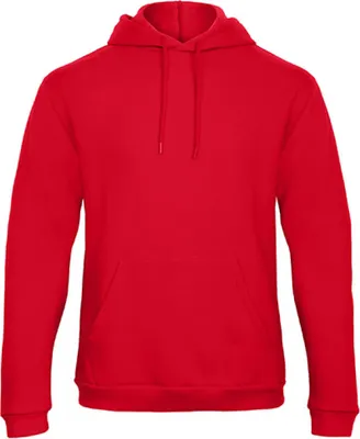 Produktbild von B&C WUI24 | Herren Hooded Sweatshirt / Kängurutasche - Farbe: Red - Größe: XL