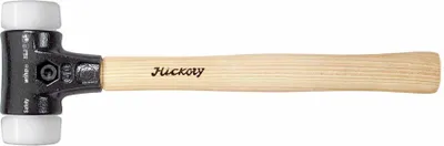 Productafbeelding van Schonhammer veiligheidshamer, mediumhard/zeer hard, met hickory houten handvat, ronde slagkop (26648), 80 mm