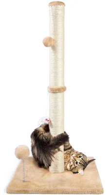Produktbild von ANWA 81,3 cm hohe Katzenkratzbäume für Indoor-Katzen, 3-in-1 Kratzbäume mit lust