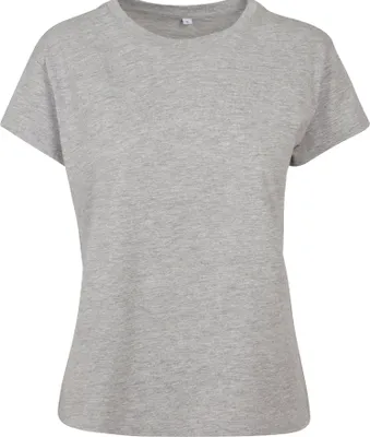 Produktbild von Build Your Brand BY052 | Damen Box Tee - Farbe: Heather Grey - Größe: XL