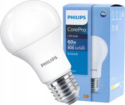 Produktbild von LED-Lampe 8W = 60W 806lm 6500K E27 A60 PHILIPS 929002306408
