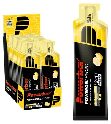 Produktbild von POWERBAR PowerGel Hydro Lemon Infused 24x67ml High Carb Energie Gel koffeinfrei
