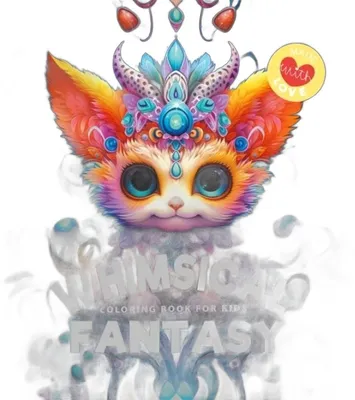 Immagine prodotto di Kolorowanka usztywniana Whimsical Fantasy Stworki