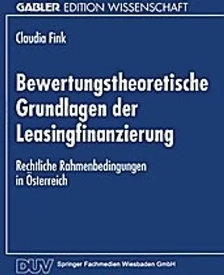 Produktbild von Bewertungstheoretische Grundlagen der Leasingfinanzierung
