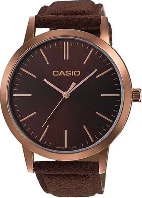 Produktbild von Casio Damenuhr LTP-E118RL-5AEF Armbanduhr Lederband braun