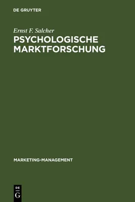 Produktbild von Psychologische Marktforschung