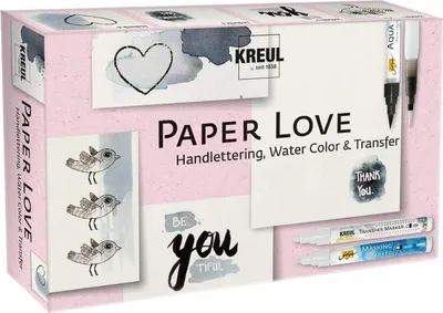 Obrázok produktu pre KREUL 49933 KREUL kreatívna sada "PaperLove", 6 kusov