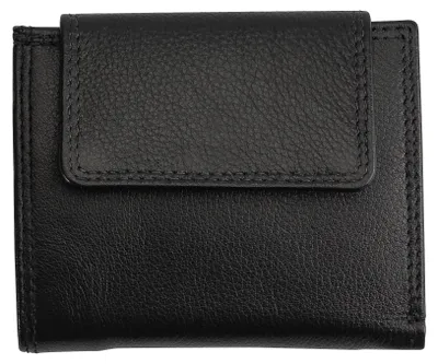 Produktbild von Josephine Osthoff Geldbörse Damen Portemonnaie klein KleinGeldbörse Herren slim Münzbörse Geldbeutel mit Münzfach echt Leder RFID-Schutz (944)