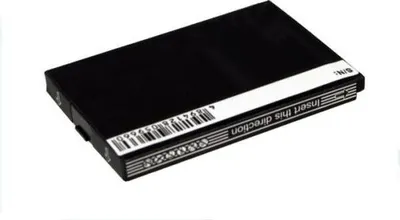 Produktbild von Akku für Olympia Vox Li-Ion 3,7 Volt 1000 mAh schwarz.